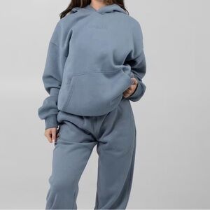 Sky Blue Signature Hoodie (XS) & sweatpants (XS)
